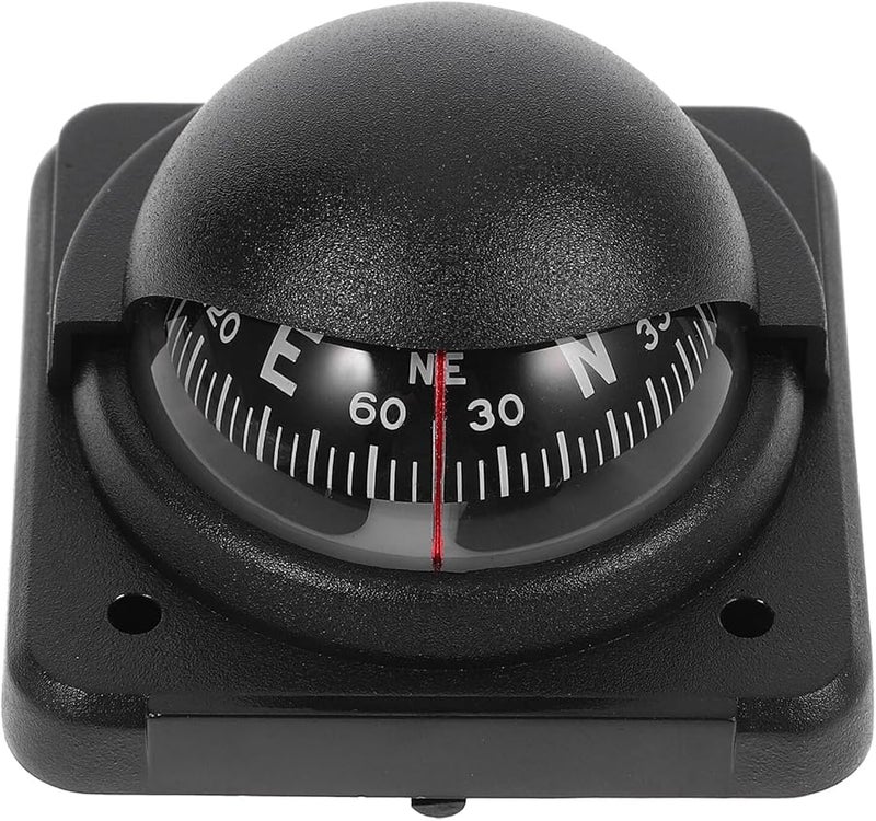 Adjustable Magnetic Car Compass Ball For Vehicle Boat Dashboard Navigation Direction Guide - Image 1